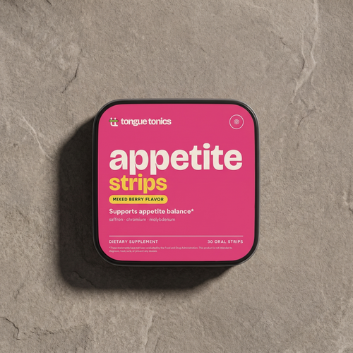 Appetite Balance Strips tin from above