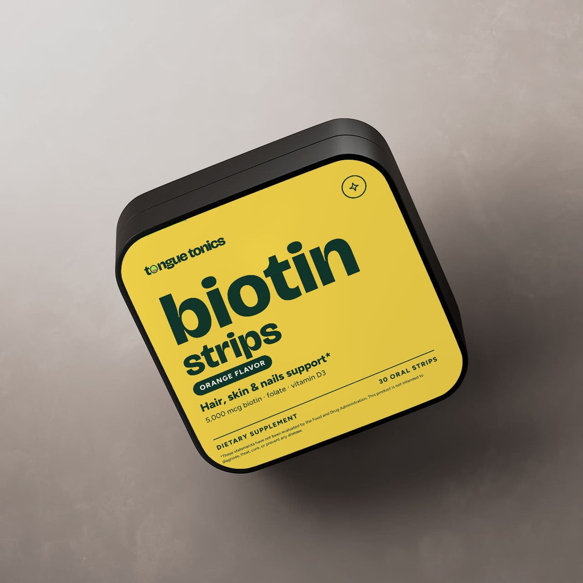 Hair, Skin & Nails Strips tin from above