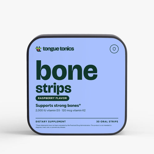 Bone Support Strips tin, front