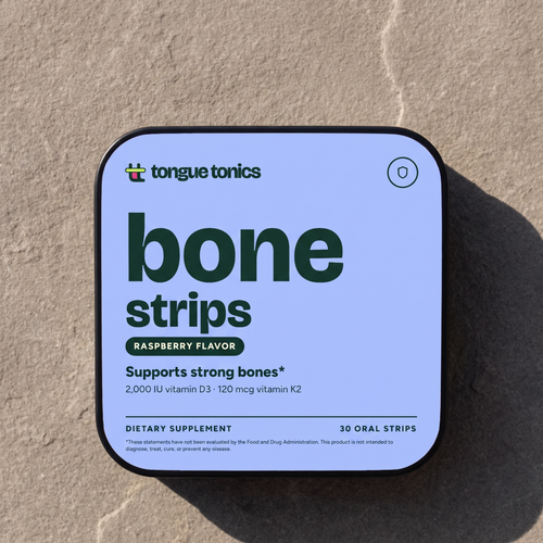 Bone Support Strips tin from above