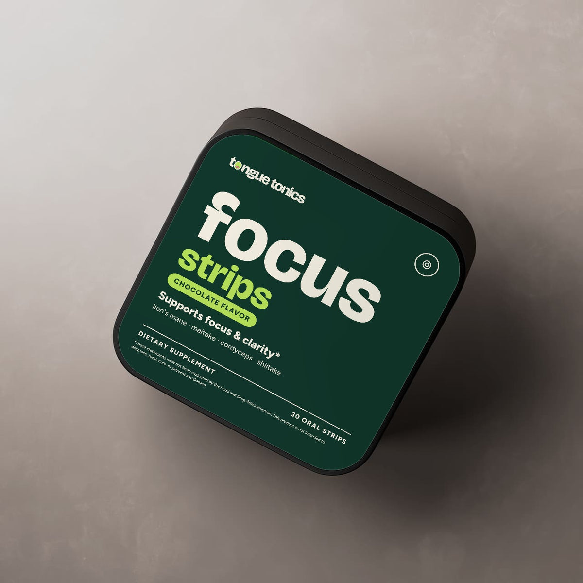 Mushroom Focus Strips tin from above