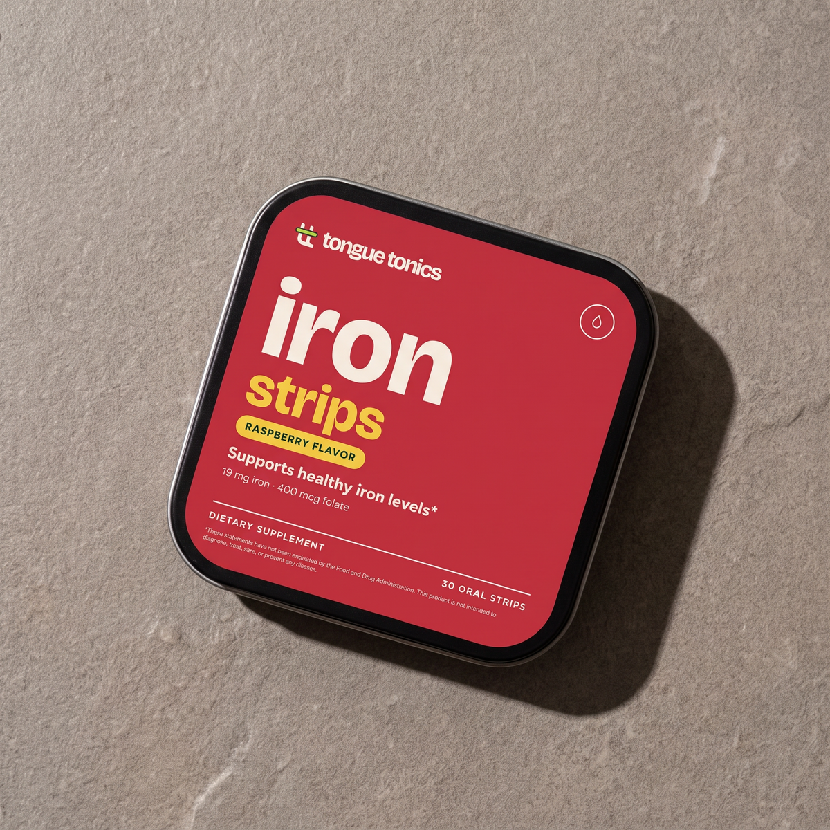 Iron Strips tin from above