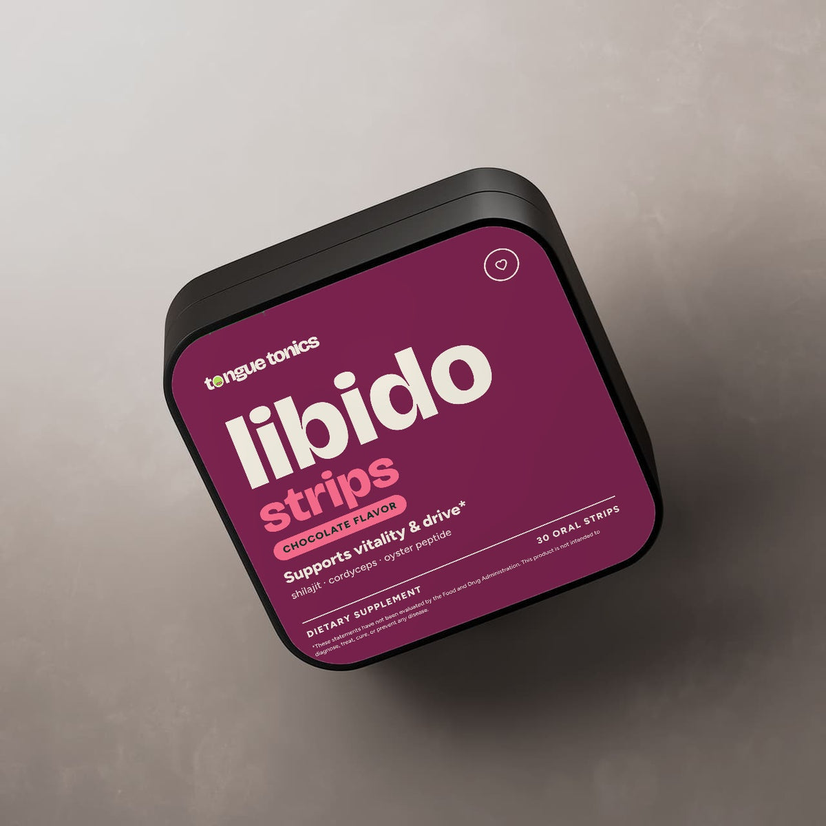 Libido Support Strips tin from above