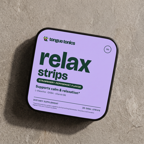 Cognitive Relax Strips tin from above