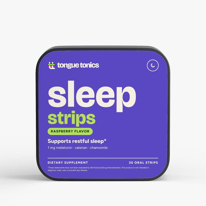 Sleep Strips tin, front