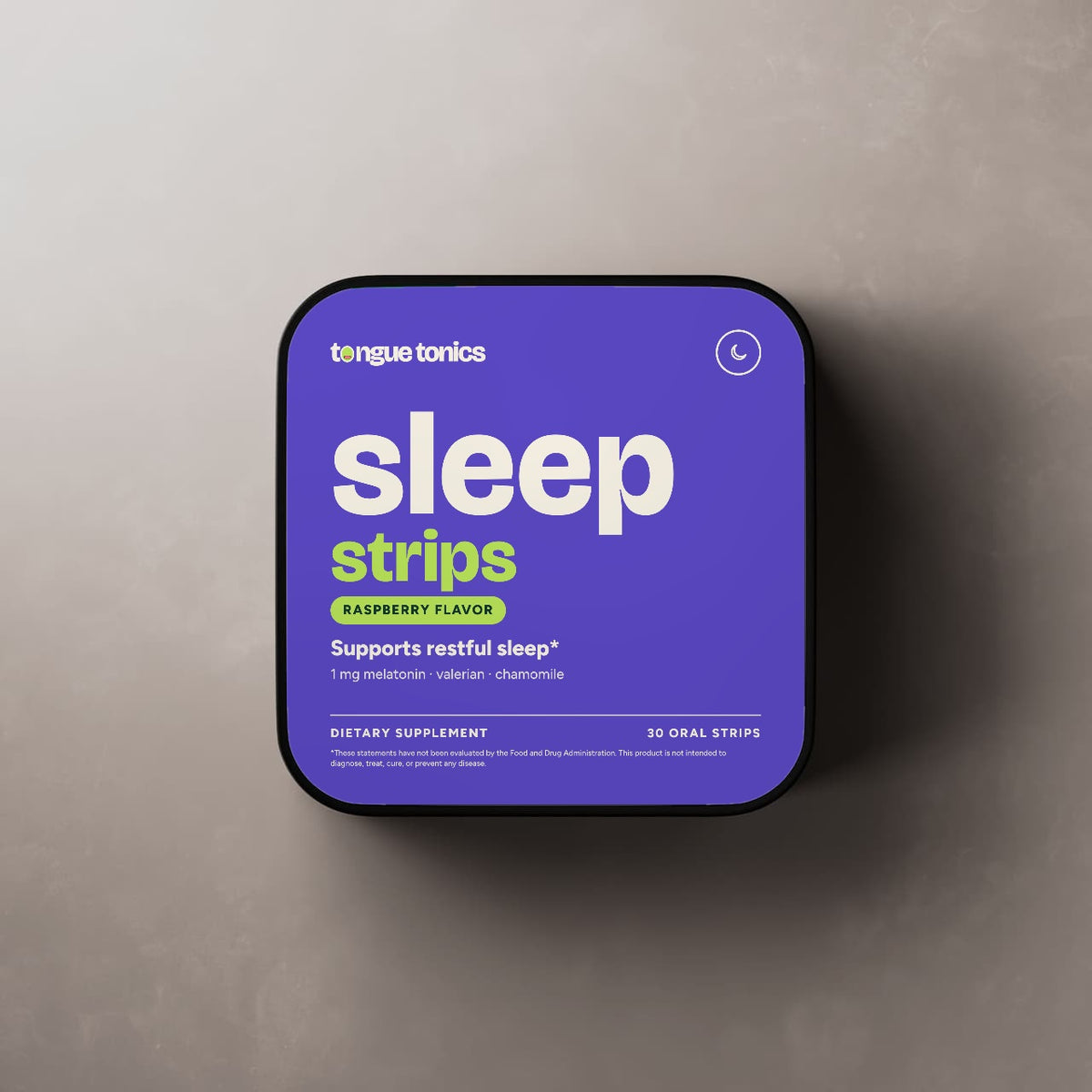 Sleep Strips tin from above